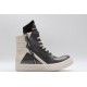 Rick Owens Geobasket Sneakers Obsidian Milk