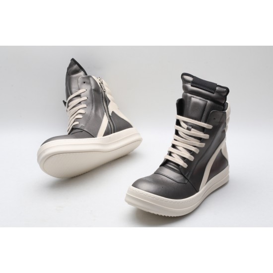 Rick Owens Geobasket Sneakers Obsidian Milk