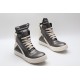 Rick Owens Geobasket Sneakers Obsidian Milk