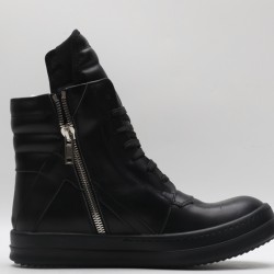 Rick Owens Geobasket Sneakers Black