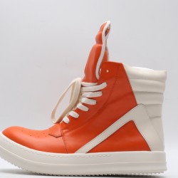 Rick Owens Geobasket Sneakers Orange