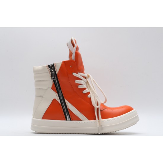 Rick Owens Geobasket Sneakers Orange