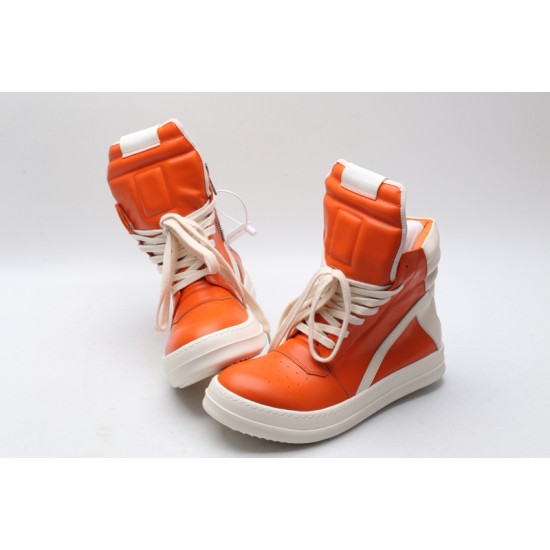 Rick Owens Geobasket Sneakers Orange