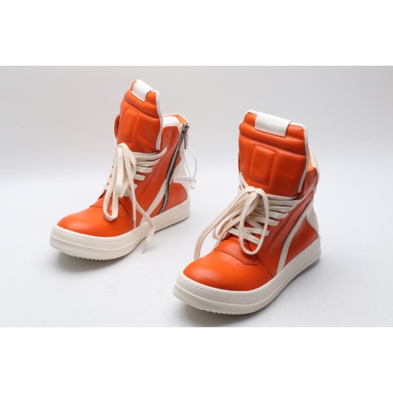 Rick Owens Geobasket Sneakers Orange