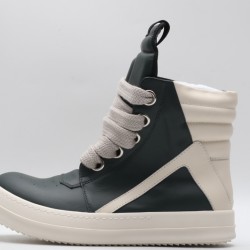 Rick Owens Geobasket Sneakers Green