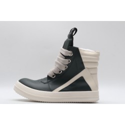 Rick Owens Geobasket Sneakers Green