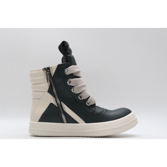 Rick Owens Geobasket Sneakers Green