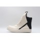 Rick Owens Geobasket Sneakers Milk Black