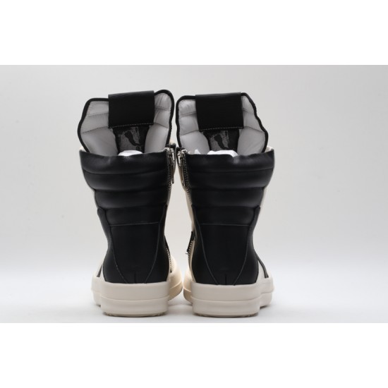 Rick Owens Geobasket Sneakers Milk Black