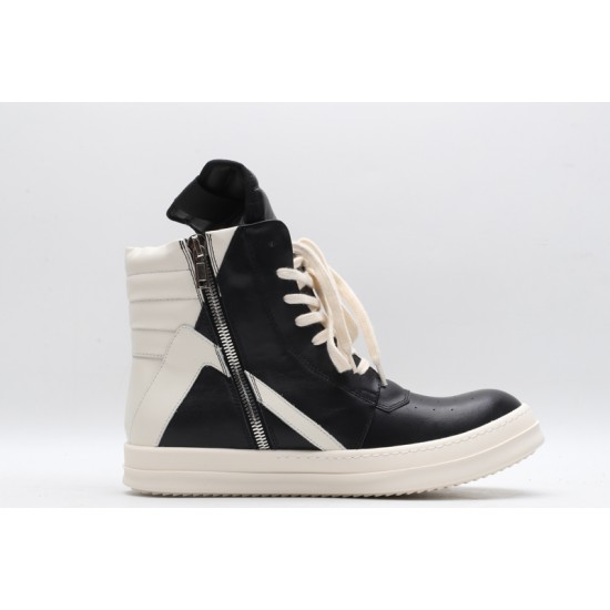 Rick Owens Geobasket Sneakers Black Milk