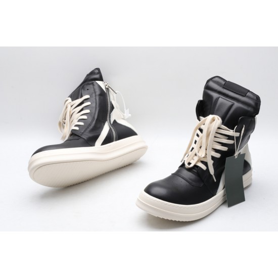 Rick Owens Geobasket Sneakers Black Milk