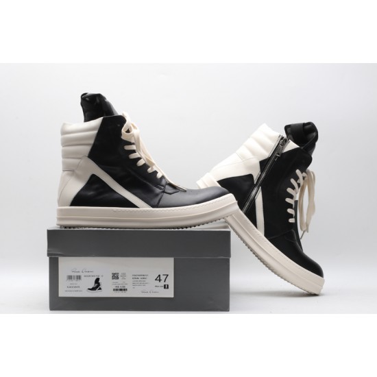 Rick Owens Geobasket Sneakers Black Milk