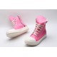 Rick Owens High-top Vegetable-Tanned Buffed Leather Pink