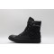 Rick Owens High-top Vegetable-Tanned Buffed Zipper Black