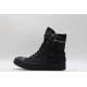 Rick Owens High-top Vegetable-Tanned Buffed Zipper Black