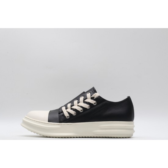 Rick Owens Low Sneaker Black Milk