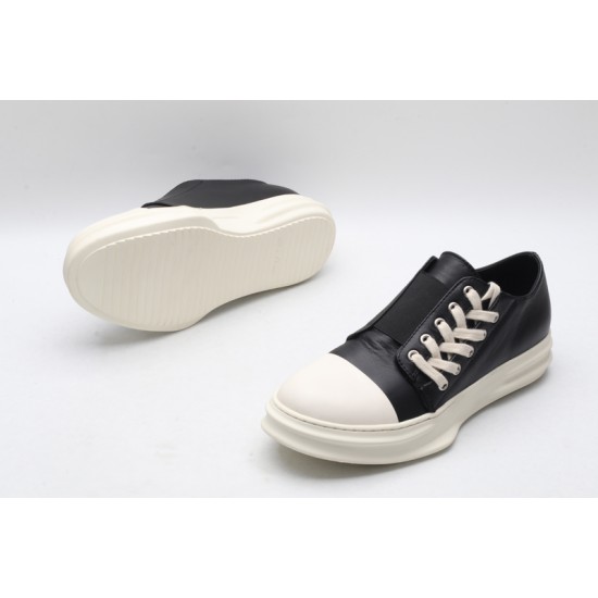 Rick Owens Low Sneaker Black Milk