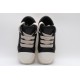 Rick Owens Jumbo Lace Padded Sneaks Low Black Milk