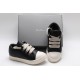 Rick Owens Jumbo Lace Padded Sneaks Low Black Milk