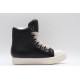 Rick Owens Luxor Jumbo Lace Padded Sneaks Black Milk