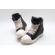 Rick Owens Luxor Jumbo Lace Padded Sneaks Black Milk