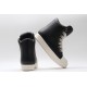 Rick Owens Luxor Jumbo Lace Padded Sneaks Black Milk