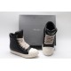 Rick Owens Luxor Jumbo Lace Padded Sneaks Black Milk