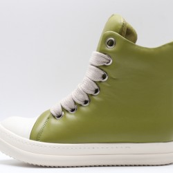 Rick Owens Luxor Jumbo Lace Padded Sneaks Oliver Milk