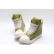 Rick Owens Luxor Jumbo Lace Padded Sneaks Oliver Milk