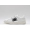 Valentino Garavani Low-Top Paneled Buffed Calfskin Sneaker White Silver