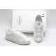 Valentino Garavani Low-Top Paneled Buffed Calfskin Sneaker White