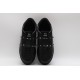 Valentino Garavani Low-Top Paneled Buffed Calfskin Sneaker Black Studded