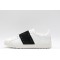 Valentino Garavani Low-Top Paneled Buffed Calfskin Sneaker White Black Studded