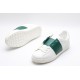 Valentino Garavani Low-Top Paneled Buffed Calfskin Sneaker White Green