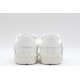 Valentino Garavani Low-Top Paneled Buffed Calfskin Sneaker White Green