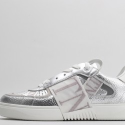 Valentino Garavani VL7N Sneaker Low Top Metallic Silver