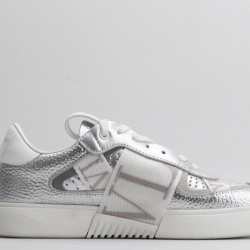 Valentino Garavani VL7N Sneaker Low Top Metallic Silver