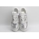 Valentino Garavani VL7N Sneaker Low Top Metallic Silver