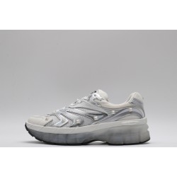 Valentino Garavani  MS-2960 Sneakers Low-top Paneled Mesh Silver Alluminio