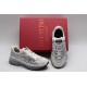 Valentino Garavani  MS-2960 Sneakers Low-top Paneled Mesh Silver Alluminio