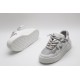 Valentino Garavani Nappa Leather Sneakers White Grey One Stud X