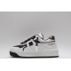 Valentino Garavani Nappa Leather Sneakers Black White Silver One Stud X