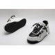 Valentino Garavani Nappa Leather Sneakers Black White Silver One Stud X