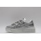 Valentino Garavani Nappa Leather Sneakers Silver One Stud X