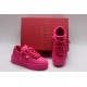 Valentino Garavani Nappa Leather Sneakers Pink One Stud X