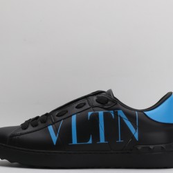 Valentino Garavani  Open 'VLTN' Sneakers Black Blue