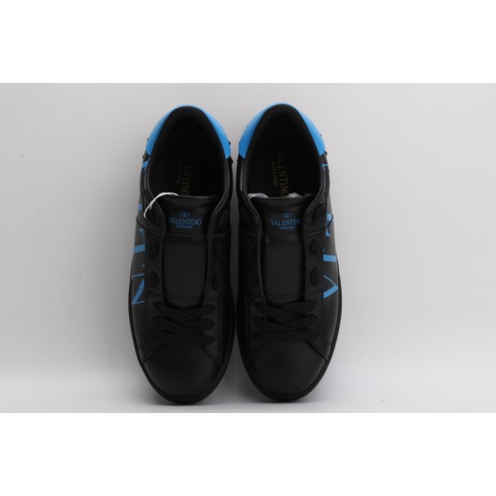 Valentino Garavani  Open 'VLTN' Sneakers Black Blue