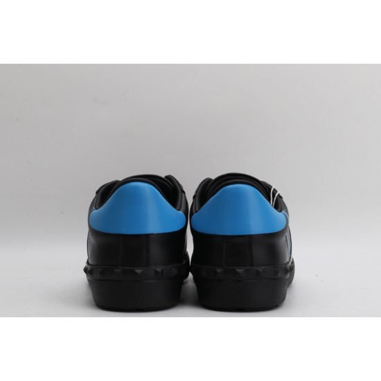 Valentino Garavani  Open 'VLTN' Sneakers Black Blue