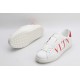 Valentino Garavani  Open 'VLTN' Sneakers White Red