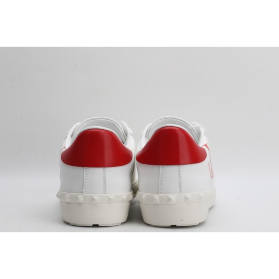 Valentino Garavani  Open 'VLTN' Sneakers White Red